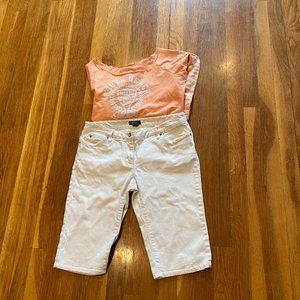 Kenneth Cole Reaction Bermuda Shorts W/Bonus Miami Pullover!